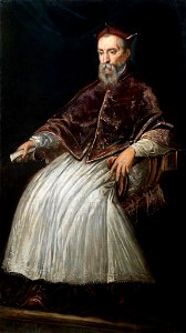 Tintoretto - RITRATTO DEL CARDINALE MARCANTONIO DA MULA