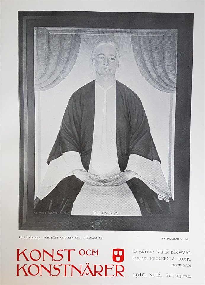 Titelsida Konst och Konstnärer nr 6 1910