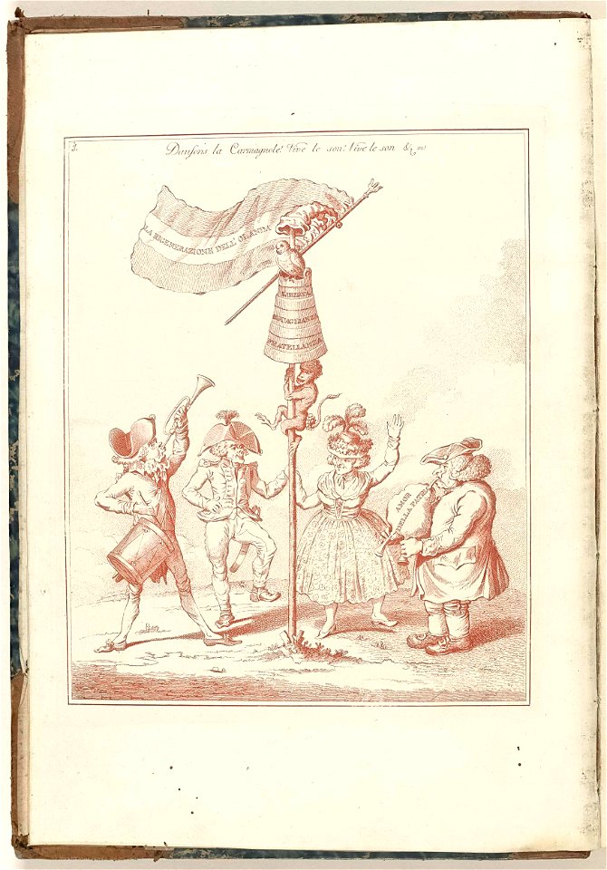 Titelprent van serie- La Rigenerazione dell' Olanda, 1795