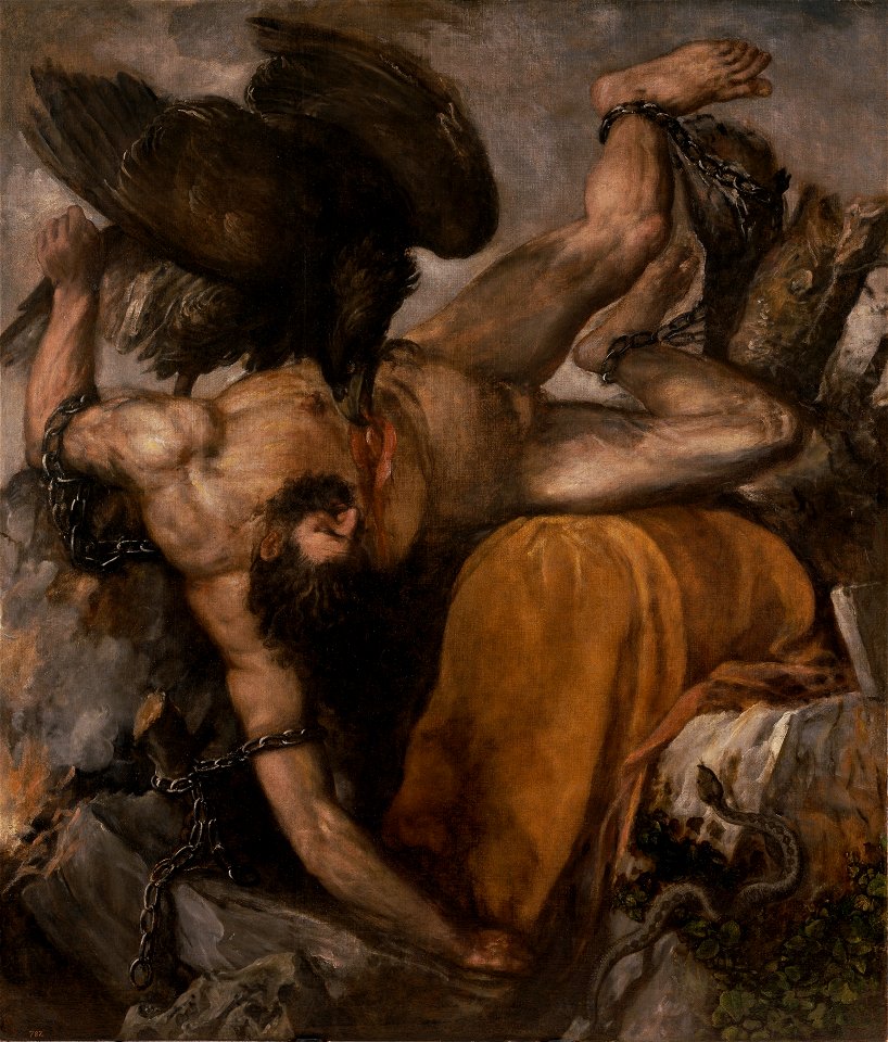Titian - Tityus - Madrid - Prado