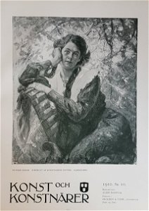 Titelsida Konst och Konstnärer nr 10 1910