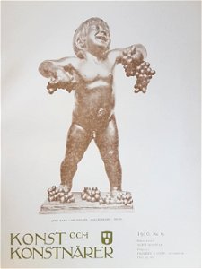 Titelsida Konst och Konstnärer nr 9 1910