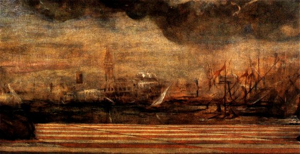 Titian - Doge Antonio Grimani Kneeling Before the Faith (detail) - WGA22850