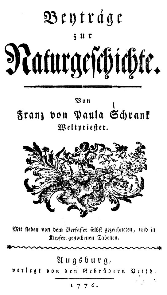 Titel Beyträge zur Naturgeschichte