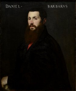 Tiziano Vecellio (called Titian), Daniele Barbaro, 1545. National Gallery of Canada. Free illustration for personal and commercial use.
