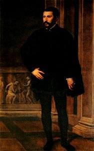 Titian - Portrait of a Man - WGA22960. Free illustration for personal and commercial use.