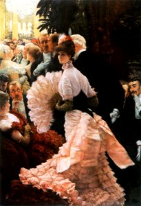 James Tissot - A Woman of Ambition. Free illustration for personal and commercial use.
