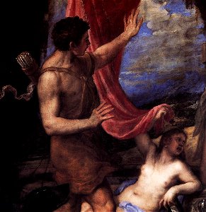 Titian - Diana and Actaeon (detail) - WGA22884