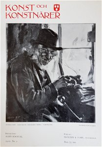 Titelsida Konst och Konstnärer nr 2 1910