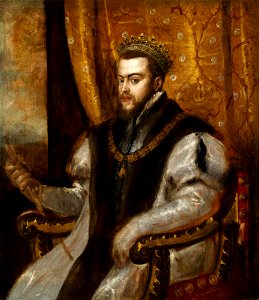 Titian - King Philip II of Spain - Google Art Project. Free illustration for personal and commercial use.