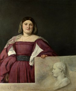 Titian - Portrait of a Lady ('La Schiavona') - Google Art Project