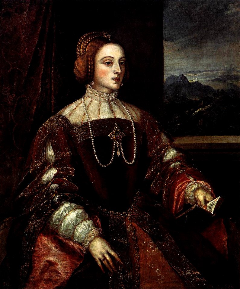 Titian - Portrait of Isabella of Portugal - WGA22929