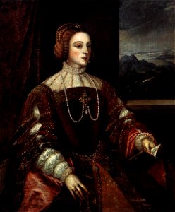 Titian - Portrait of Isabella of Portugal - WGA22929