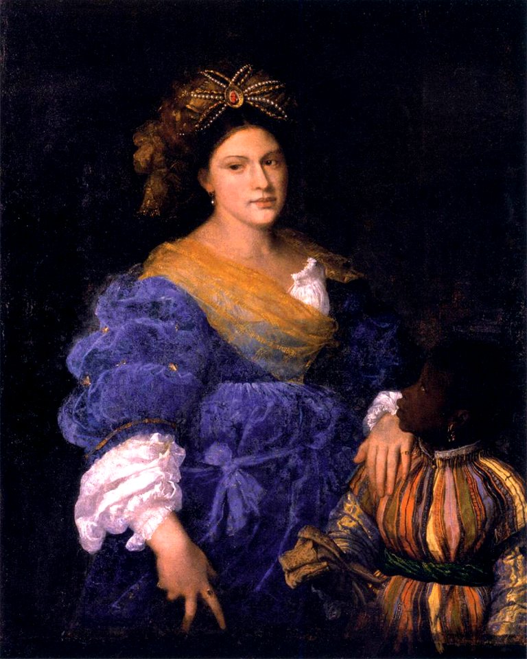 Titian - Portrait of Laura Eustochia - WGA22919