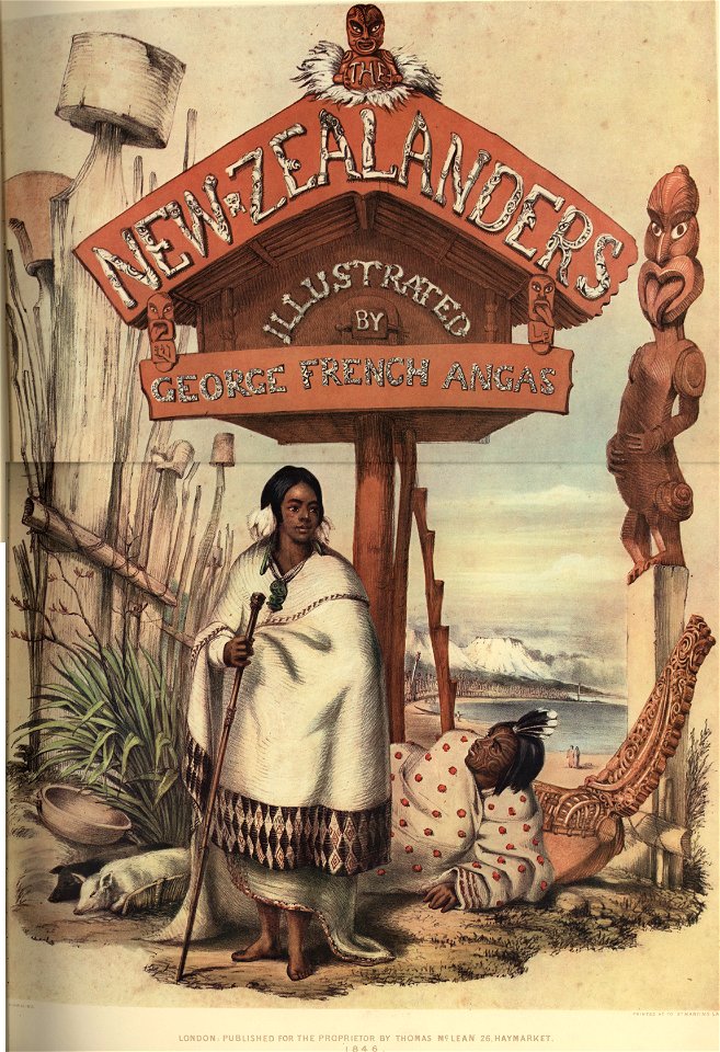 TITLE PAGE, The New Zealanders Illustrated, 1847