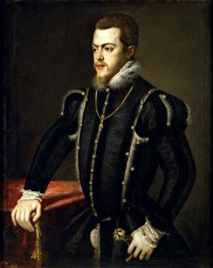 Portrait of Philip II of Spain (by Workshop of Titian) - Museo del Prado, Madrid