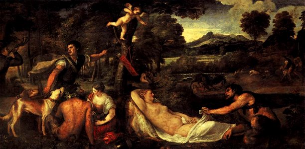 Titian - Jupiter and Antiope (Pardo Venus) - WGA22902