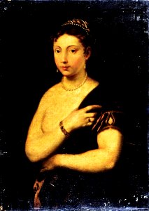 Titian - Girl in a Fur Coat - Google Art Project