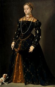 Tiziano Vecellio - Bildnis der Erzherzogin Katharina von Österreich