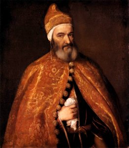 Titian - Portrait of Marcantonio Trevisani - WGA22974. Free illustration for personal and commercial use.