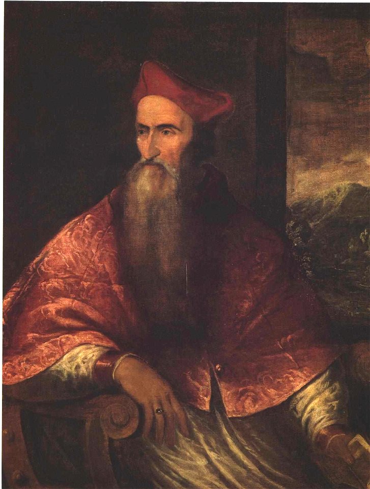 Tizian - Bildnis des Kardinals Pietro Bembo
