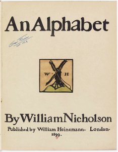 Title Page - An Alphabet by William Nicholson (1899)