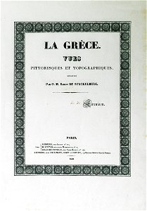 Title page - Stackelberg Otto Magnus Baron De - 1830