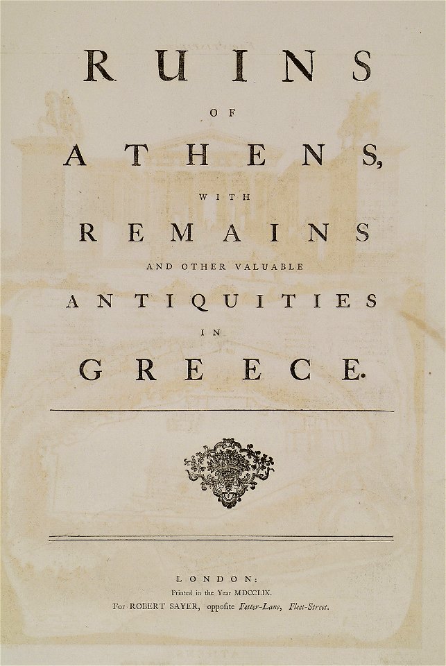 Title page - Sayer Robert - 1759