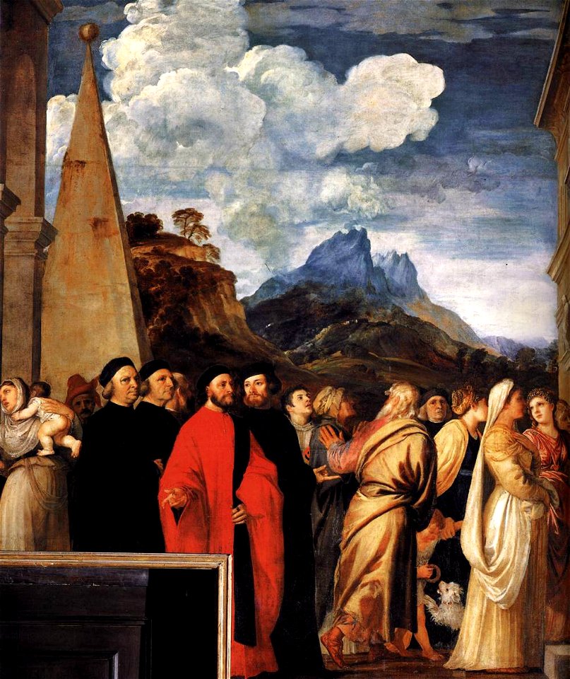 Titian - Presentation of the Virgin at the Temple (detail) - WGA22798