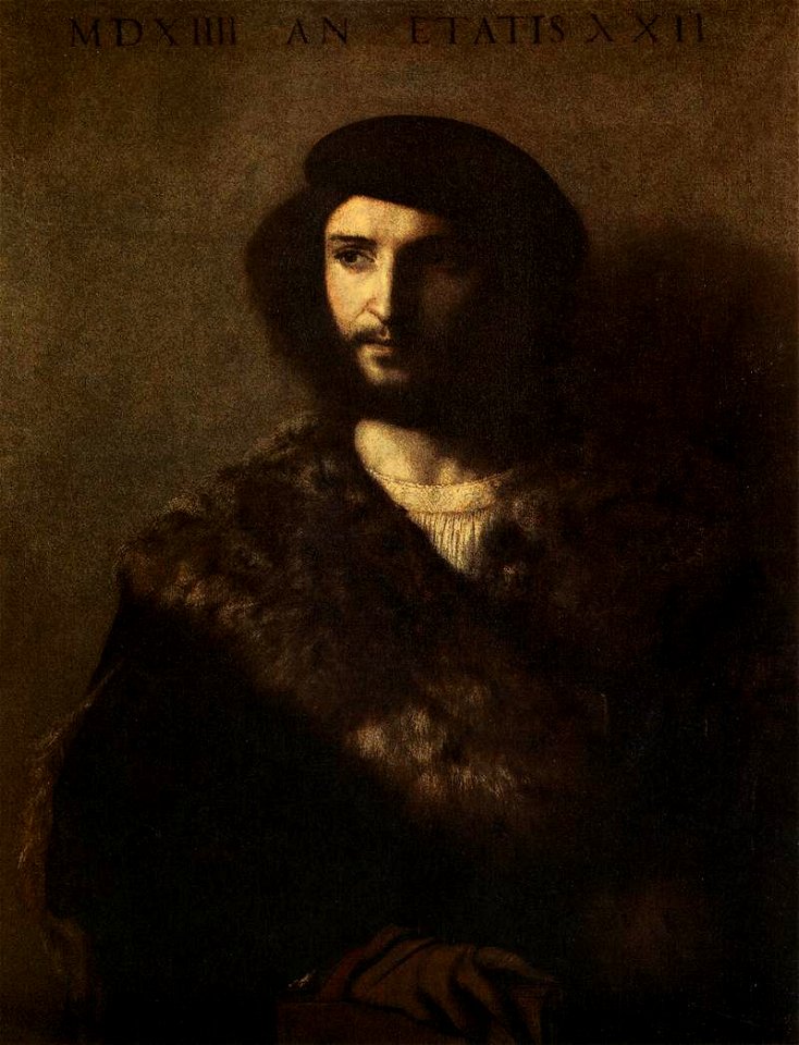 Titian - The Sick Man - WGA22934. Free illustration for personal and commercial use.