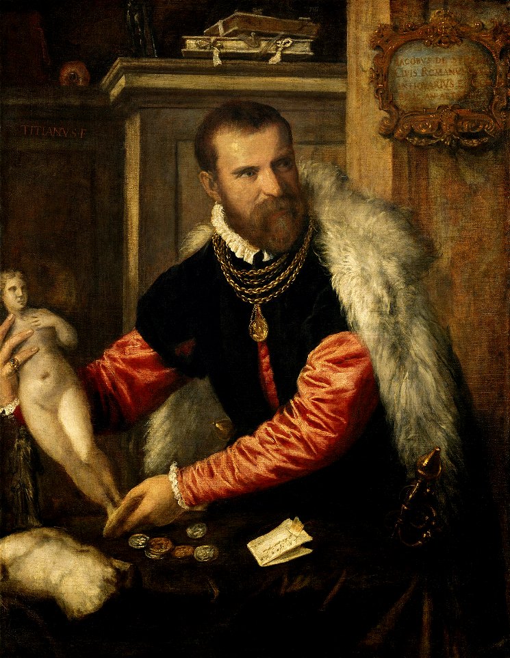 Tizian - Bildnis des Jacopo de Strada