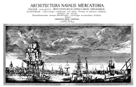 Title page Architectura Navalis Mercatoria 1768