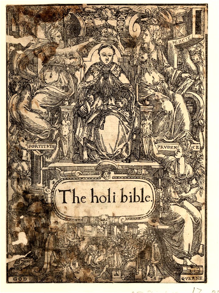 Title page to the 'Bishop's Bible'