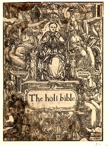Title page to the 'Bishop's Bible'