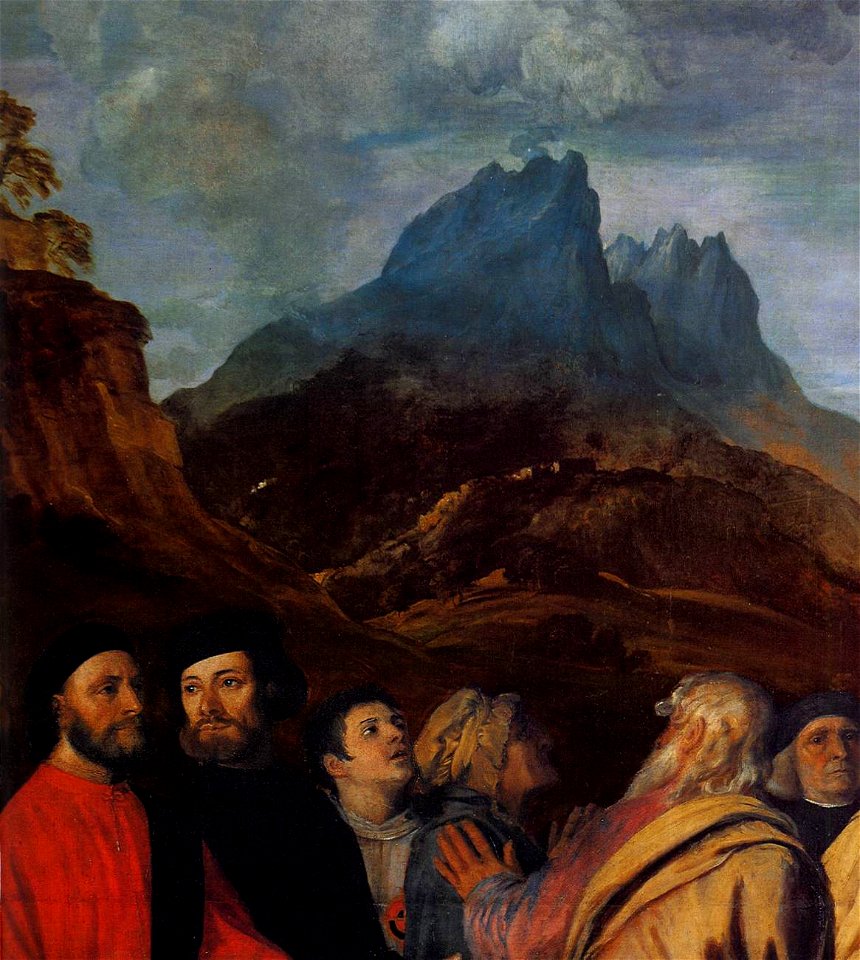 Titian - Presentation of the Virgin at the Temple (detail) - WGA22803 ...