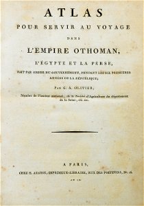 Title page - Olivier Guillaume Antoine - 1801