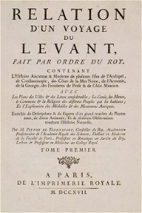 Title page - Tournefort Joseph Pitton De - 1717