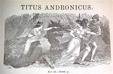 Titus Andronicus Lithograph