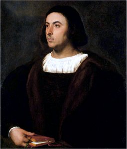 TITIAN; Portrait of Jacopo Sannazaro (1514-18)FXD1