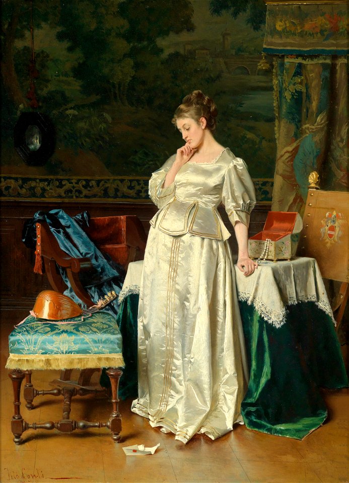 Tito Conti Der Brief 1878