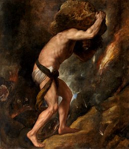 Titian - Sisyphus - Madrid - Prado