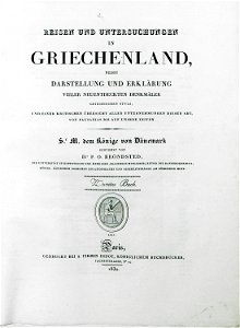 Title page, vol. II - Peter Oluf Brøndsted - 1830