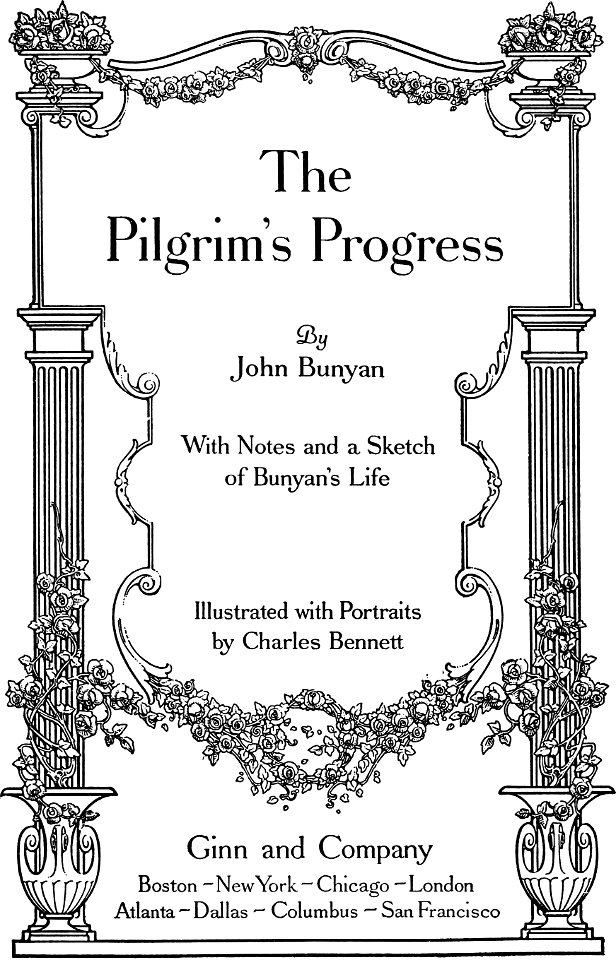 Title page-Pilgrims Progress Bennett-0009-0
