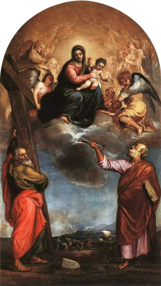 Tiziano Vecellio - Pala di Serravalle (1542-47)