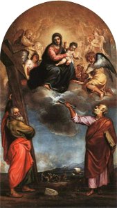 Tiziano Vecellio - Pala di Serravalle (1542-47)