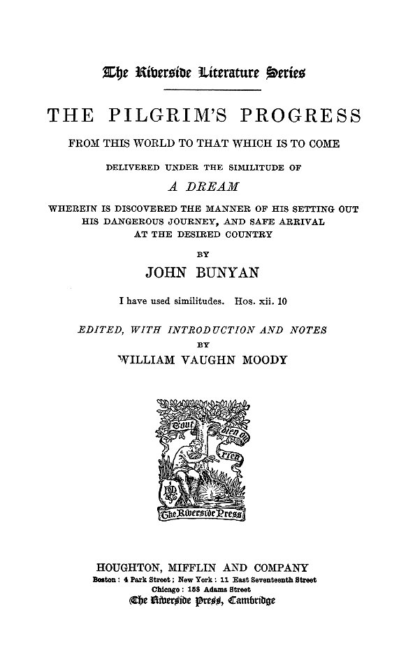 Title page-Pilgrims Progress-1896-0005