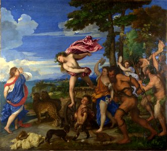 Titian - Bacchus and Ariadne - Google Art Project. Free illustration for personal and commercial use.