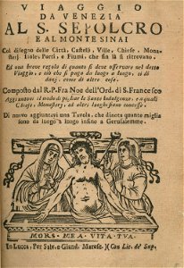 Title page Entombment of Christ - Bianco Noe - 1600