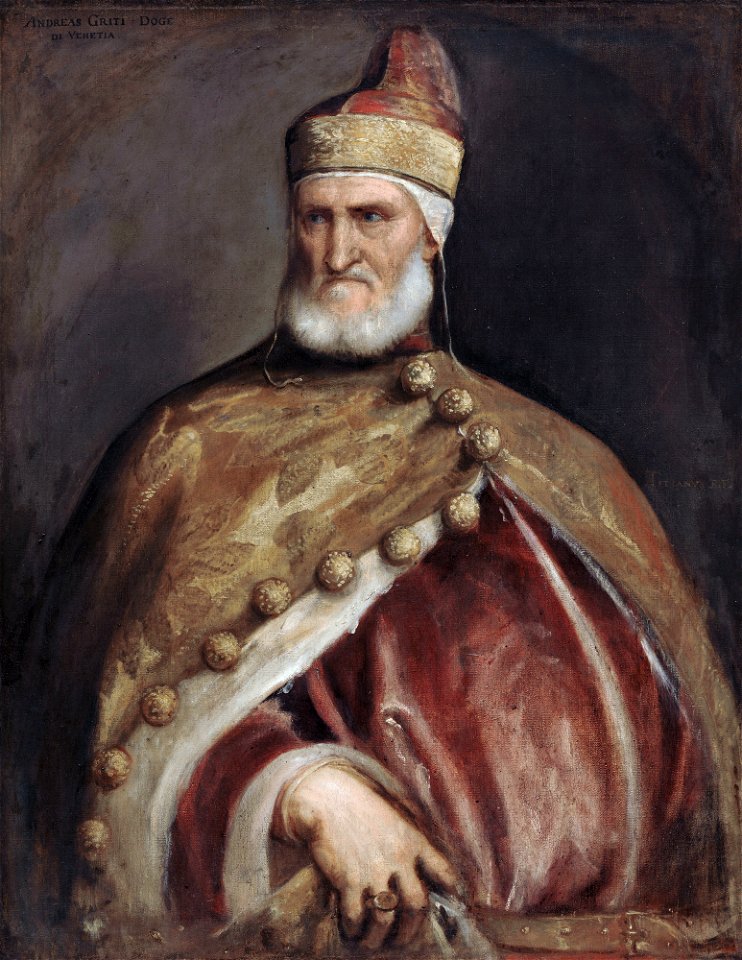 Ritratto del Doge Andrea Gritti - Tiziano 059FXD