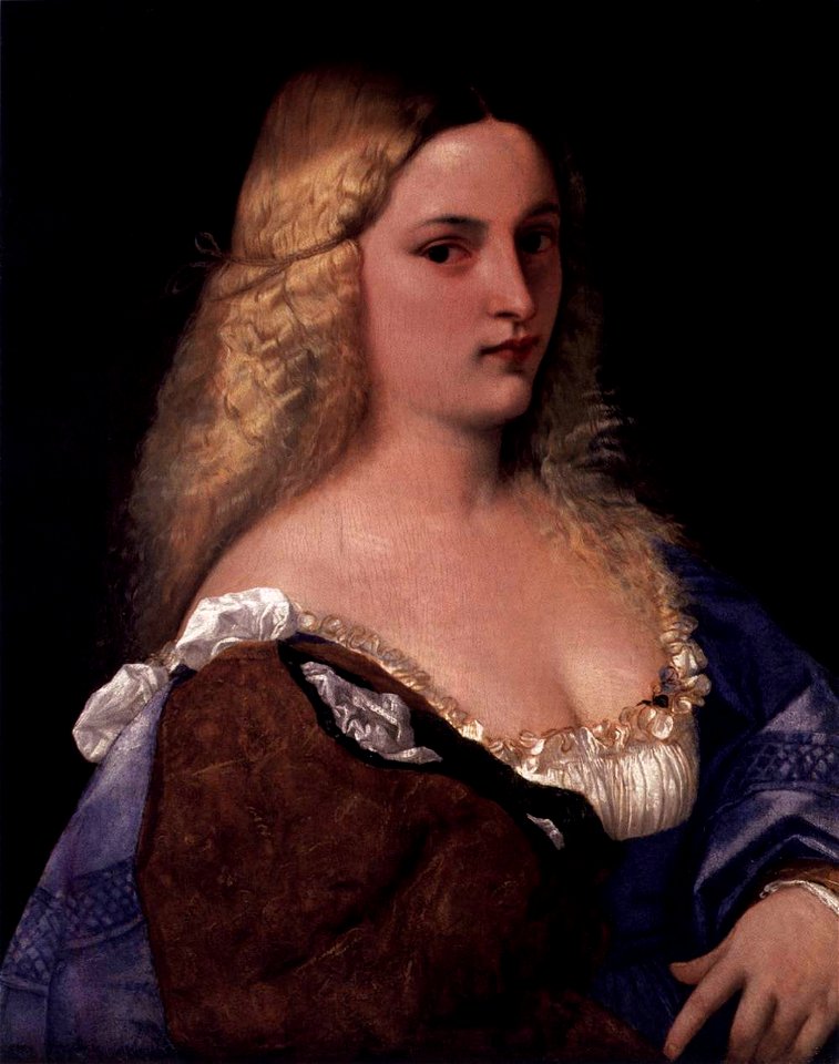 Titian - Violante (La Bella Gatta) - WGA22914